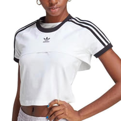 T-shirts + Débardeur Blanc Femme Adidas Tee IC8808