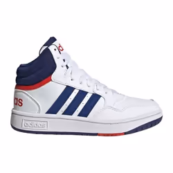 Chaussure Hoops Mid en Blanc