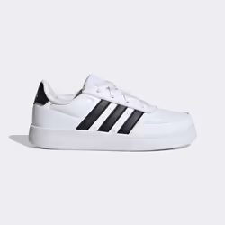CHAUSSURES MULTISPORT - ADIDAS - BREAKNET 2.0K - NOIR/BLANC - FAUX CUIR - FEMME
