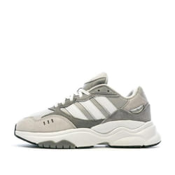 Baskets Blanche/Grise Fille Adidas Retropy F90