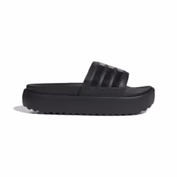 Claquettes Adidas Femme Adilette Platform Slippers - Noir - 42 EU - Plateforme EVA