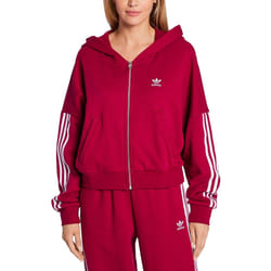 Sweat Zippé Rose Femme Adidas Hoodie