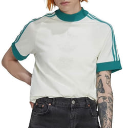 T-shirt Blanc/Vert Femme Adidas HM1540