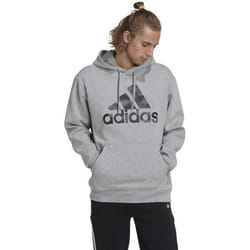 Sweat ADIDAS Essentials Gris - Homme - Manches longues - Col capuche