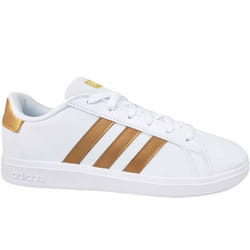 Basket-ball - ADIDAS - Grand Court 20 K - Blanc - Mixte/Enfant - Indoor