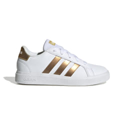 Basket-ball - ADIDAS - Grand Court 20 K - Blanc - Mixte/Enfant - Indoor