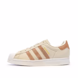 Baskets Beige/Taupe Garçon/Fille Adidas Superstar HP6548