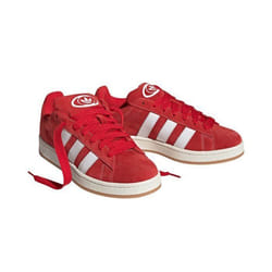 Chaussures Adidas Campus 00S Unisex Rouge H03474 - Cuir - Lacets - Adulte - Plat