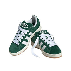 Chaussures Adidas Campus 00S Homme - Cuir - Vert - Lacets