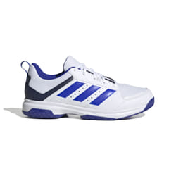 Chaussures de handball indoor adidas Ligra 7 - white/lucid blue/navy - 42