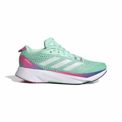 Chaussures de running Vertes/Roses Femme Adidas Adizero