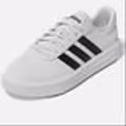 Chaussures pour Femme Adidas Court Platform HQ4532 Blanc - Marque ADIDAS - Lacets - Synthétique - Plat