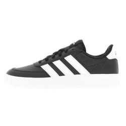 Chaussures basses cuir ou simili Breaknet 2.0 - Adidas - Homme - Noir - Lacets - Semelle semi-rigide