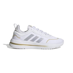 Chaussures de running - adidas - Comfort - Blanc/Gris/Doré - Femme - 41 1/3