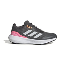 Chaussures de running enfant - adidas - RunFalcon 3 - Gris foncé - Confort Cloudfoam - Semelle adhérente