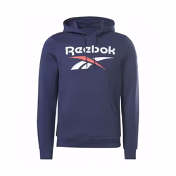 Sweatshirt à capuche molleton Reebok Identity Stacked Logo