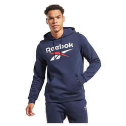 Sweatshirt à capuche molleton Reebok Identity Stacked Logo