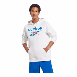 Sweatshirt à capuche molleton Reebok Identity Stacked Logo