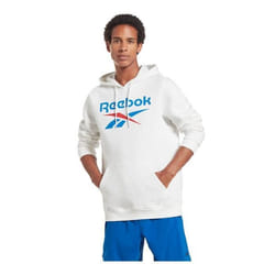 Sweatshirt à capuche molleton Reebok Identity Stacked Logo