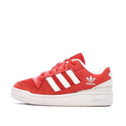 Baskets Rouges/Blanches Garçon Adidas Forum