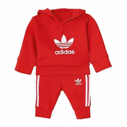 Survêtement Rouge Garçon Adidas Adicolor