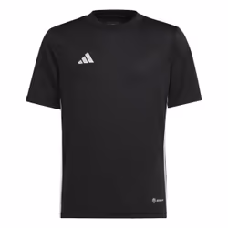 T-shirt de football enfant ADIDAS Tabela 23 Jr à manches courtes noir respirant