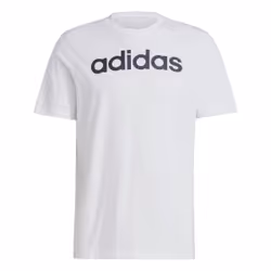 Tee shirt manches courtes - Adidas - lin sj t - Blanc - Regular - 100% Coton