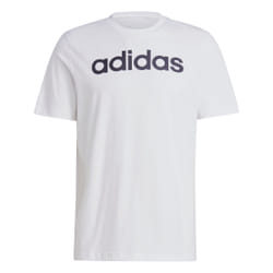 Tee shirt manches courtes - Adidas - lin sj t - Blanc - Regular - 100% Coton