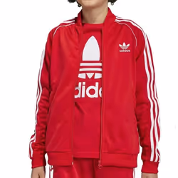 Veste Rouge Garçon Adidas Track Top