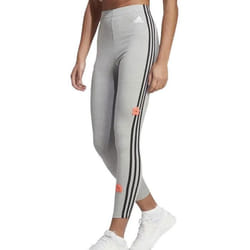 Legging - Adidas - W Flower Leg - Gris - Taille élastique - Fleurs en relief