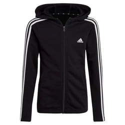 Veste à capuche entièrement zippée Essentials 3-Stripes en Noir