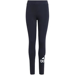Leggings - adidas - G Ess BL Tig - Fille - Noir/Blanc - Confort et Style