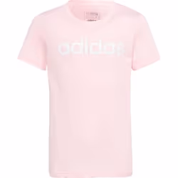 T-shirt Adidas G Lin pour filles - Rose - Coupe ajustée - Manches courtes