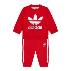 Survêtement Rouge Garçon Adidas Crew Set