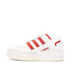 Baskets Blanches/Rouges Femme Adidas Forum Xlg