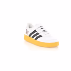 CHAUSSURES MULTISPORT BASKETS ADIDAS BREAKNET MICKEY EL IG7163 POUR GARAON COULEUR BLANC