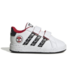 Baskets Blanches Bébé Adidas Grand Court Spider-Man