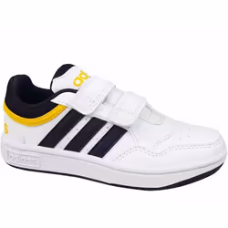 Chaussures de Basket-ball ADIDAS Hoops 3.0 Cf C Blanc - Mixte/Enfant