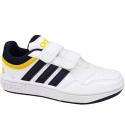 Chaussures de Basket-ball ADIDAS Hoops 3.0 Cf C Blanc - Mixte/Enfant