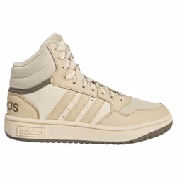 Baskets adidas Hoops Mid 3.0 pour enfants - Beige magique - Beige magique - Strate de sable - Textile - Mixte