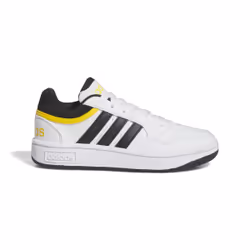 adidas Hoops Shoes-Low FTWR White-Core Black-Bold Gold  EU