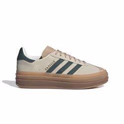 Chaussures Femme Adidas Gazelle Bold W - Blanc - Cuir - Lacets