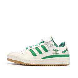 Baskets Blanches/Vertes Homme Adidas Forum