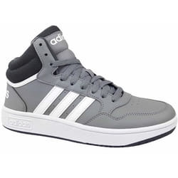 Basket-ball - ADIDAS - Hoops Mid 3.0 K - Femme - Gris - Indoor - Multisport - Respirant