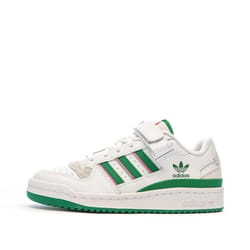 Baskets Blanches/Vertes Femme Adidas Forum Low