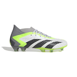 Chaussures de Foot Blanc/Gris/Vert Adidas Predator Accuracy.1 FG