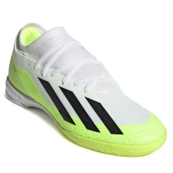 Chaussures ADIDAS X Crazyfast.3 Indoor BlancVert clair - Homme/Adulte
