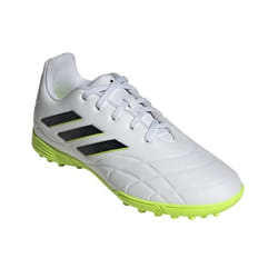 Chaussures de football ADIDAS Copa Pure3 Tf Jr Blanc - Homme/Adulte - Crampons Stabilisés - Terrain Synthétique