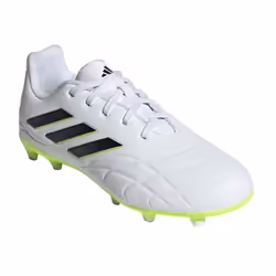 Chaussures ADIDAS Copa PURE3 FG JR Blanc - Mixte/Enfant