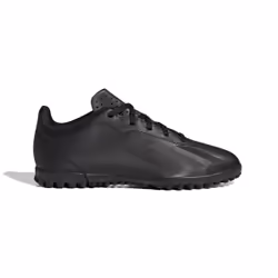 Chaussures de football ADIDAS X Crazyfast.4 Turf pour enfant - Noir - Crampons stabilisés - Terrain synthétique